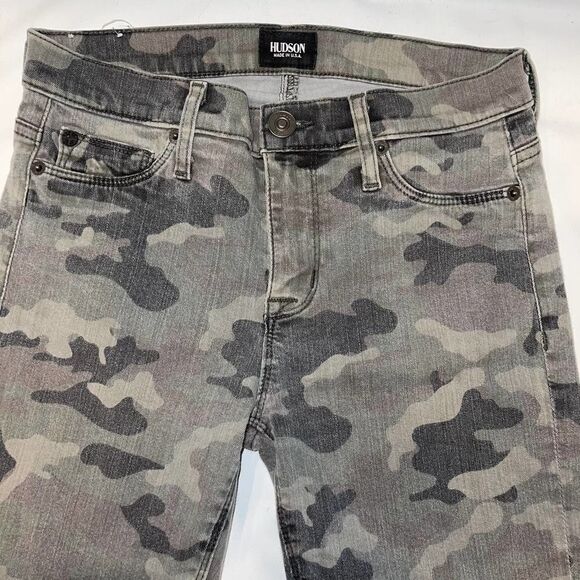 Hudson Nico Mid-rise Camo Skinny Jeans Sz 26 - Picture 3 of 9